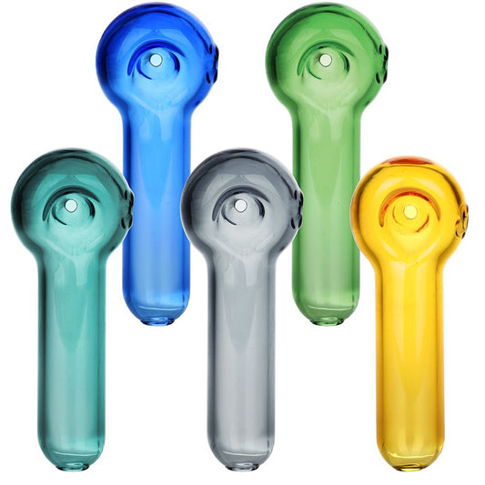 Smoke Drop Bright Bubble Glass Spoon Pipe - 3.25" / 5ct - Food, Beverages & Tobacco > Tobacco Products > Smoking Pipes