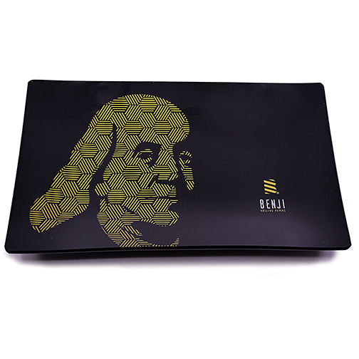 Smoke Drop Benji - Shatter-Resistant Glass Tray Kit - Art Franklin - Home & Garden > Decor > Decorative Trays