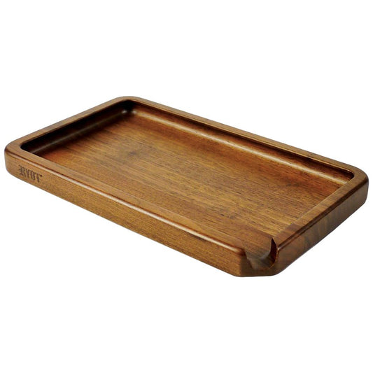 Smoke Drop RYOT Wood Rolling Tray - 5" x 9" / Walnut - Home & Garden > Decor > Decorative Trays