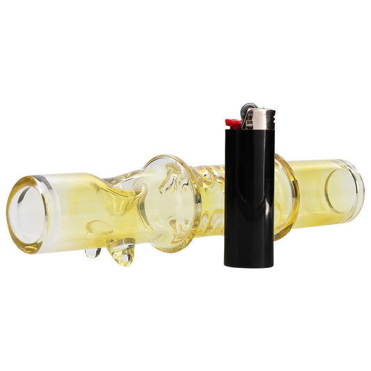 Smoke Drop LA Pipes Silver Fumed Steamroller - Food, Beverages & Tobacco > Tobacco Products > Smoking Pipes