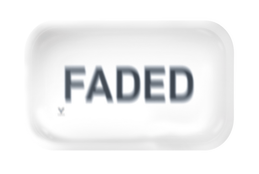 Smoke Drop Faded Metal Rollin' Tray - Home & Garden > Decor > Decorative Trays