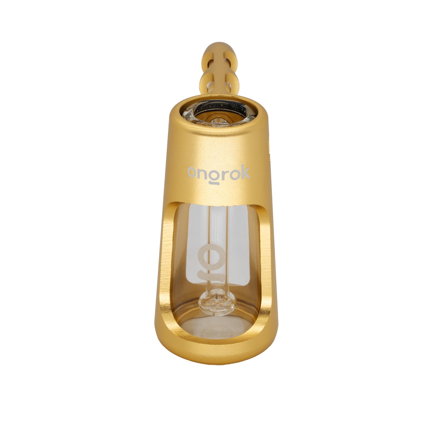 Smoke Drop ONGROK Portable Glass Aluminum Bubbler Pipe - Food, Beverages & Tobacco > Tobacco Products > Smoking Pipes