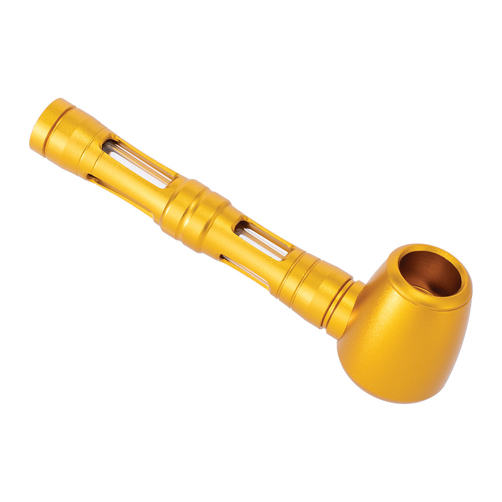 Smoke Drop WINDOW ALUMINIUM GLASS PIPE - Food, Beverages & Tobacco > Tobacco Products > Smoking Pipes