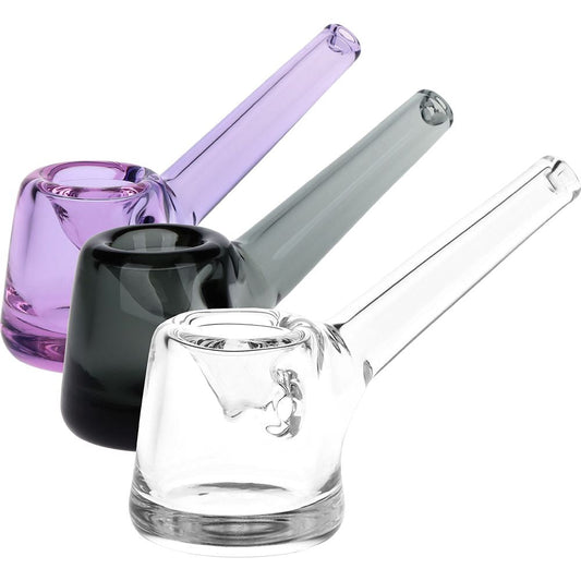 Smoke Drop Simple Elegance Hammer Glass Hand Pipe - 3.75" / Colors Vary - Food, Beverages & Tobacco > Tobacco Products > Smoking Pipes
