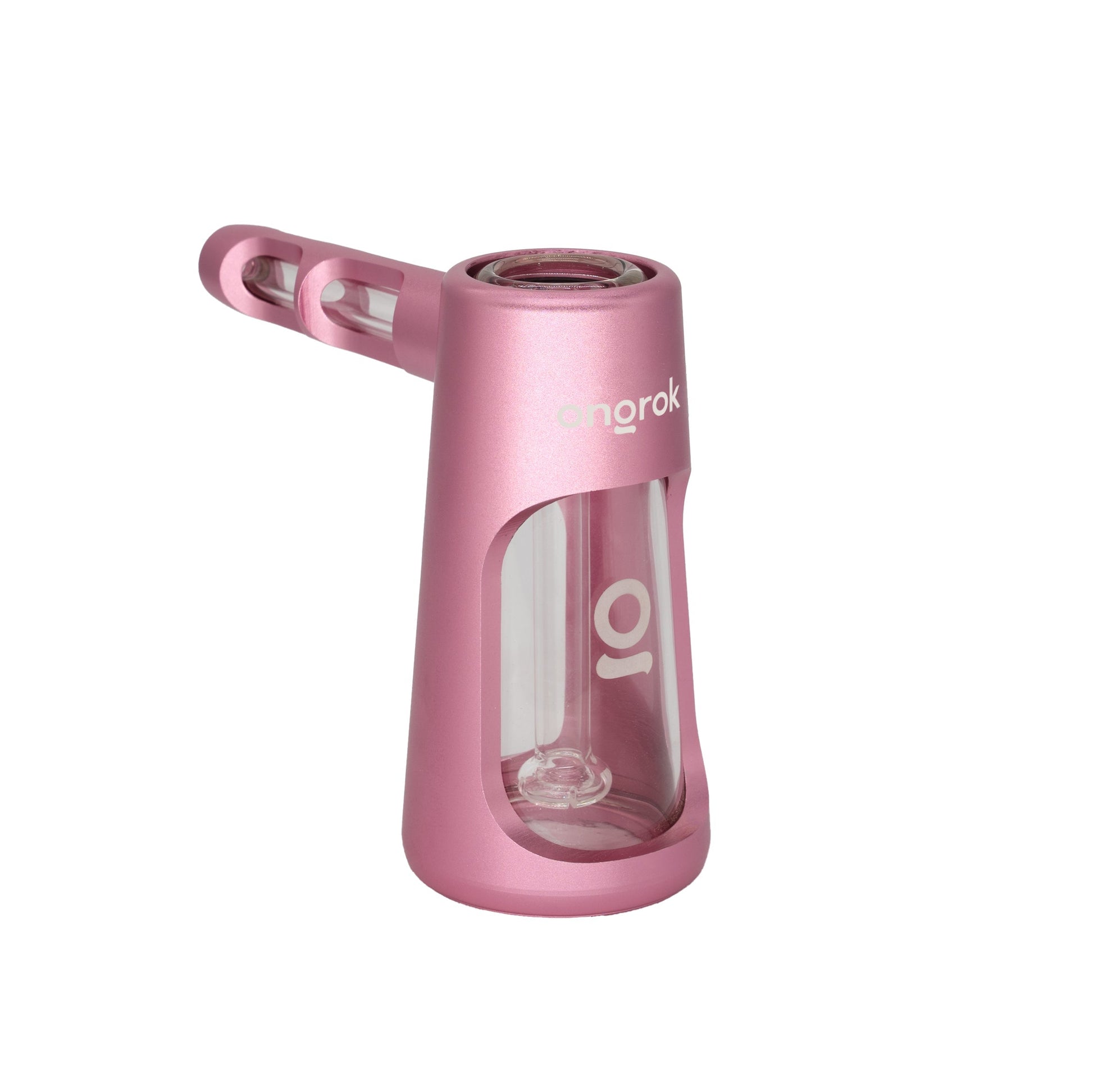 Smoke Drop ONGROK Portable Glass Aluminum Bubbler Pipe - Food, Beverages & Tobacco > Tobacco Products > Smoking Pipes