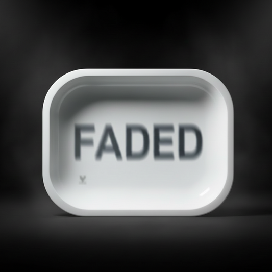 Smoke Drop Faded Metal Rollin' Tray - Home & Garden > Decor > Decorative Trays