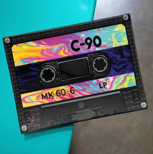 Smoke Drop Cassette Glass Rollin' Tray - Home & Garden > Decor > Decorative Trays