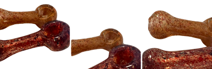 Smoke Drop 3’’ Orange / Red Color Hued Quality Handblown Glass Hand Pipe - Food, Beverages & Tobacco > Tobacco Products > Smoking Pipes