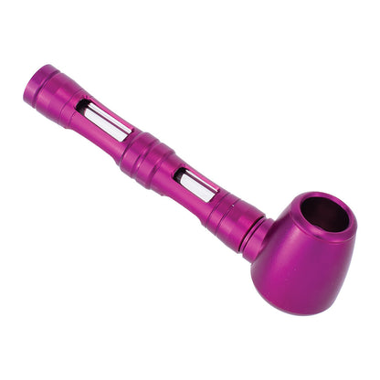 Smoke Drop WINDOW ALUMINIUM GLASS PIPE - Food, Beverages & Tobacco > Tobacco Products > Smoking Pipes