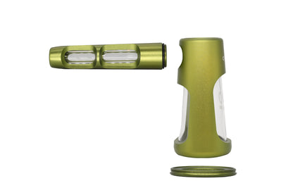Smoke Drop ONGROK Portable Glass Aluminum Bubbler Pipe - Food, Beverages & Tobacco > Tobacco Products > Smoking Pipes