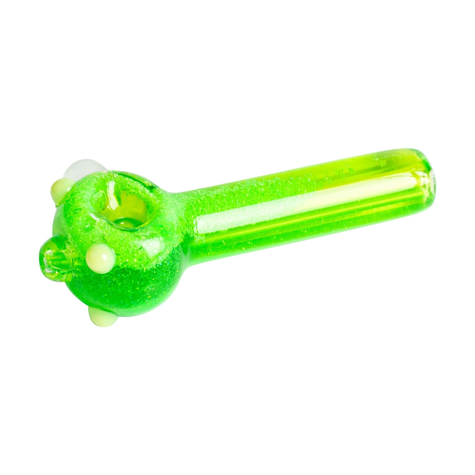 Smoke Drop Red Eye Glass 4.5" Sparkle Liquid Glass Pipe - Food, Beverages & Tobacco > Tobacco Products > Smoking Pipes