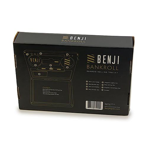 Smoke Drop Benji Bankroll Bamboo Tray Kit - Home & Garden > Decor > Decorative Trays