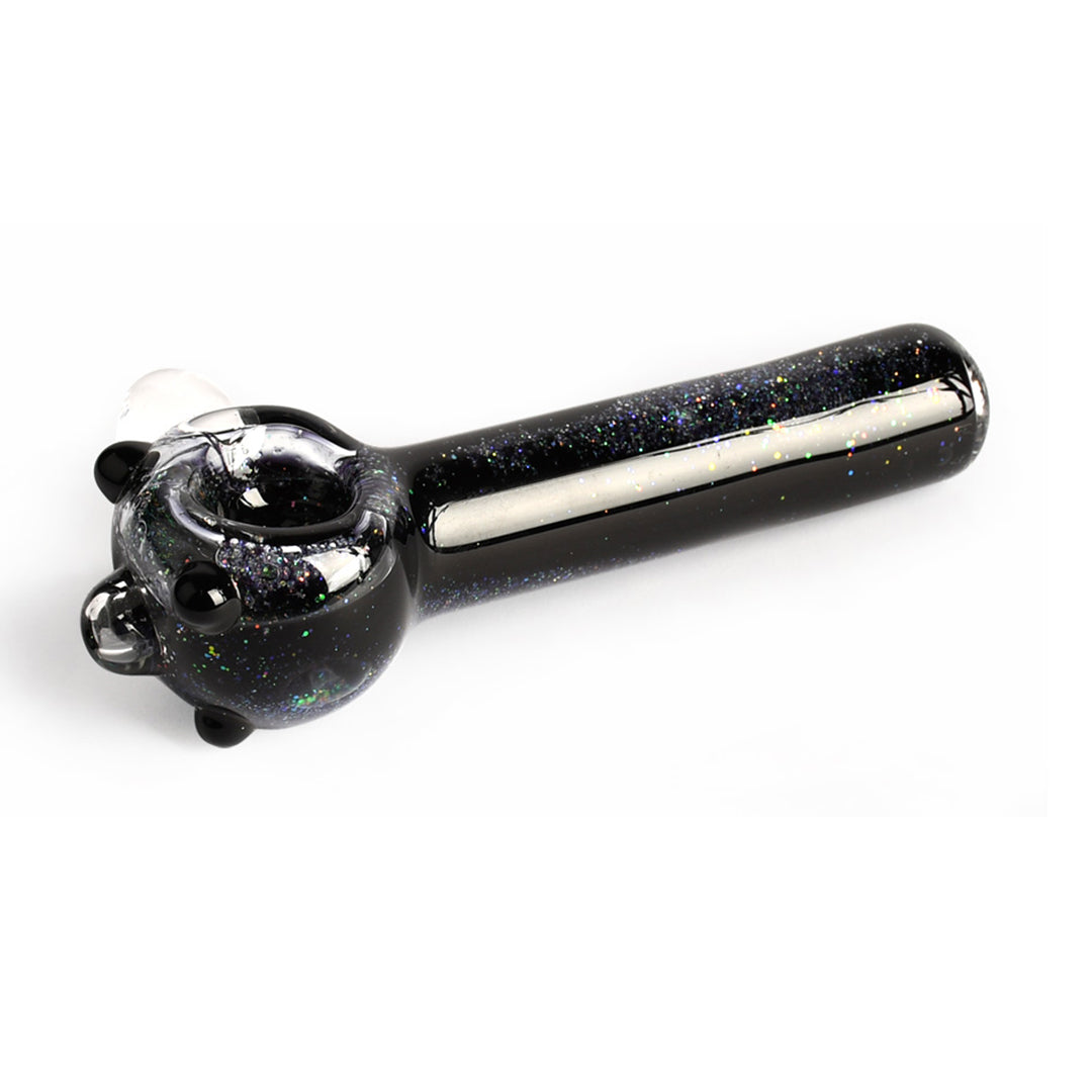 Smoke Drop Red Eye Glass 4.5" Sparkle Liquid Glass Pipe - Food, Beverages & Tobacco > Tobacco Products > Smoking Pipes