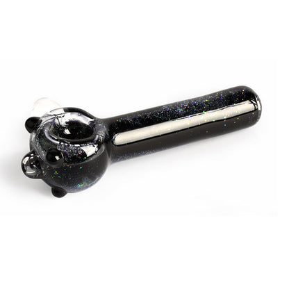 Smoke Drop Red Eye Glass 4.5" Sparkle Liquid Glass Pipe - Food, Beverages & Tobacco > Tobacco Products > Smoking Pipes