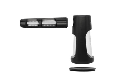 Smoke Drop ONGROK Portable Glass Aluminum Bubbler Pipe - Food, Beverages & Tobacco > Tobacco Products > Smoking Pipes
