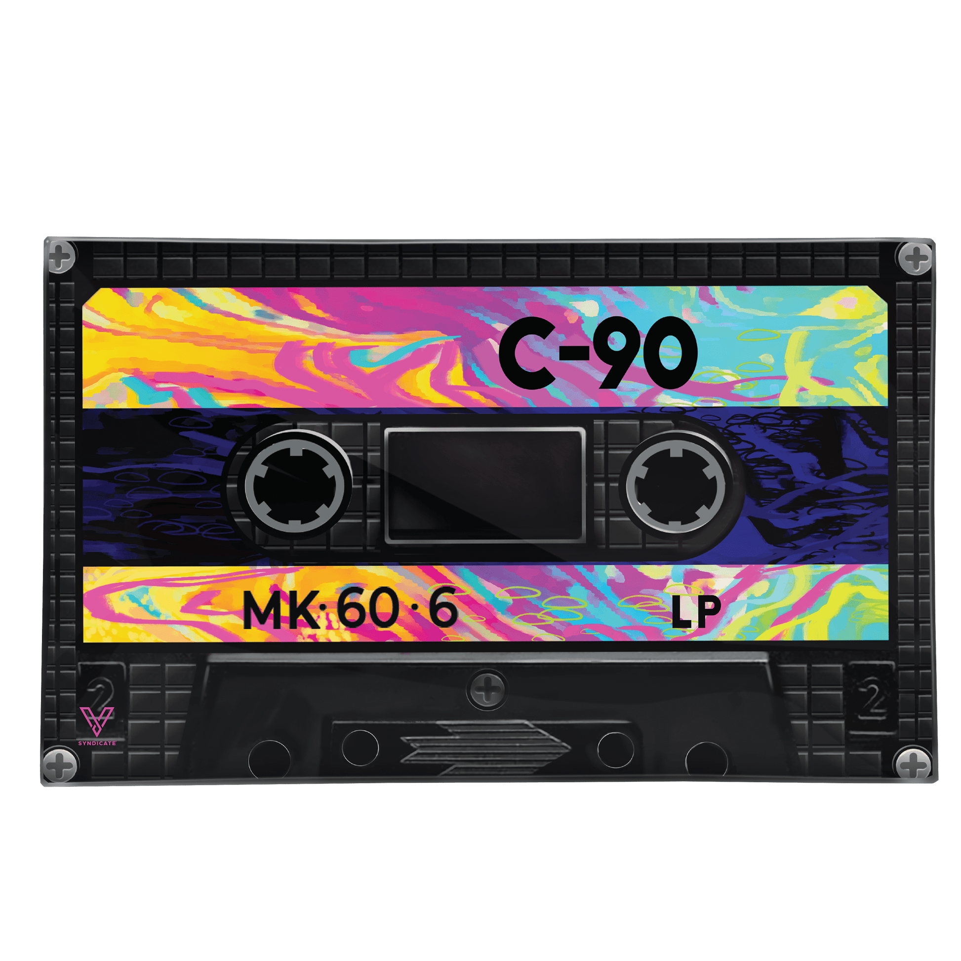 Smoke Drop Cassette Glass Rollin' Tray - Home & Garden > Decor > Decorative Trays