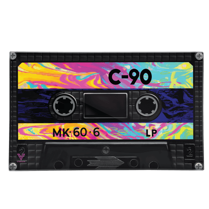 Smoke Drop Cassette Glass Rollin' Tray - Home & Garden > Decor > Decorative Trays