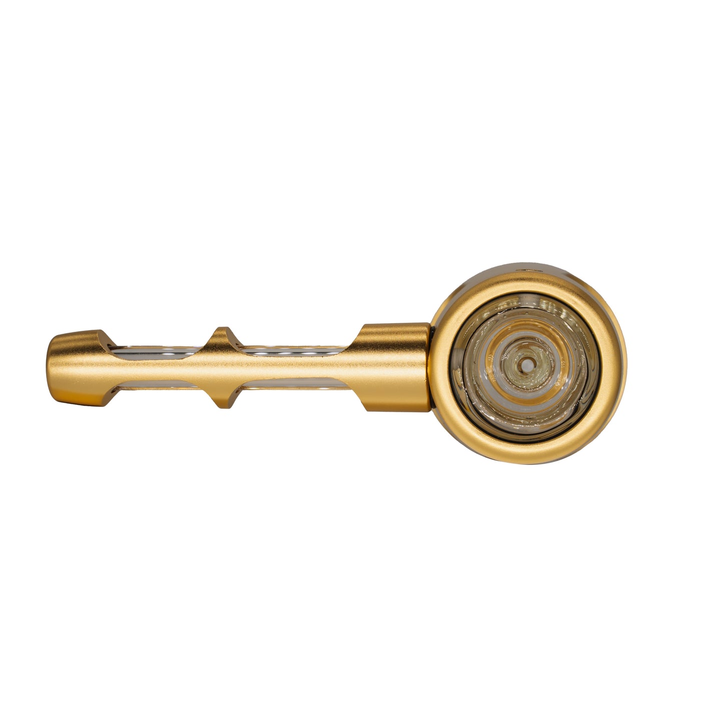 Smoke Drop ONGROK Portable Glass Aluminum Bubbler Pipe - Food, Beverages & Tobacco > Tobacco Products > Smoking Pipes