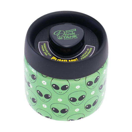 Smoke Drop Fujima Dank Tank Vacuum Glass Jar - Green Alien - Home & Garden > Household Supplies > Storage & Organization