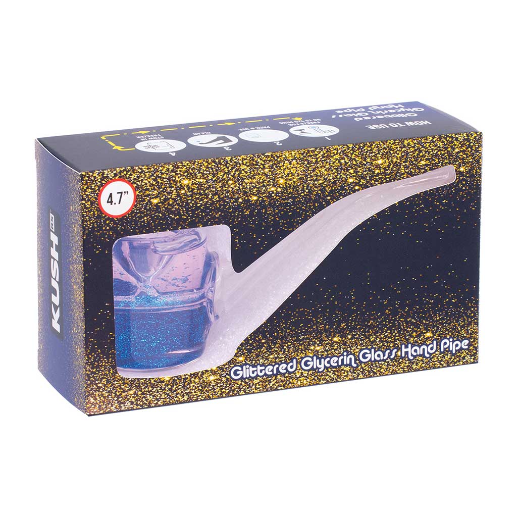Smoke Drop LIQUID GLITTER SHERLOCK HAND PIPE - Food, Beverages & Tobacco > Tobacco Products > Smoking Pipes