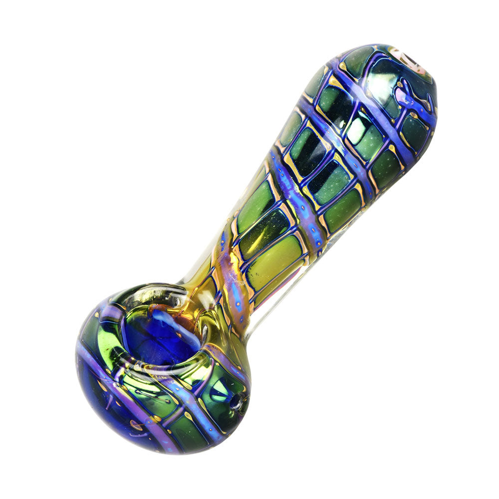 Smoke Drop Butterfly Wing Macro Fumed Spoon Pipe - 4.75" / Colors Vary - Food, Beverages & Tobacco > Tobacco Products > Smoking Pipes