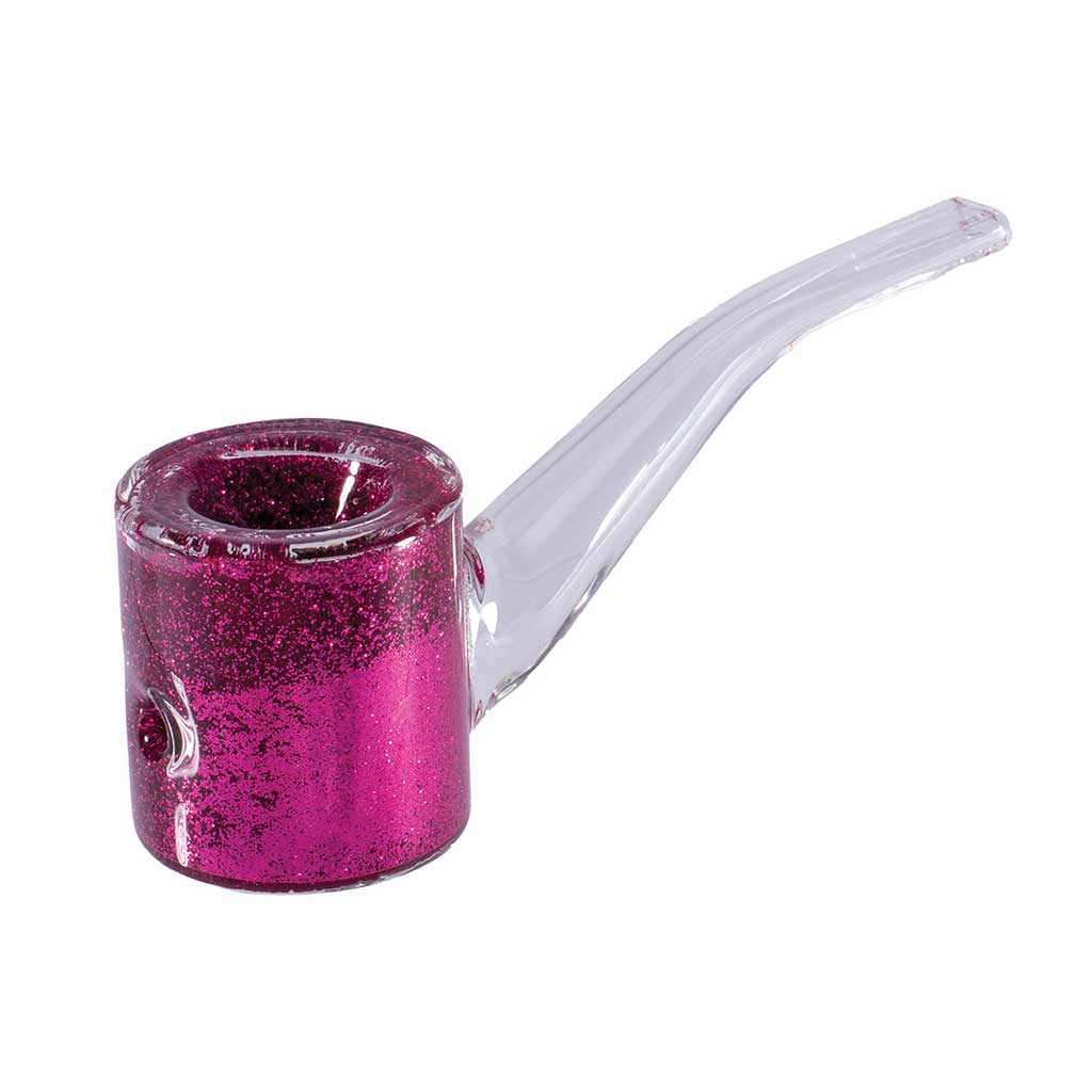 Smoke Drop LIQUID GLITTER SHERLOCK HAND PIPE - Food, Beverages & Tobacco > Tobacco Products > Smoking Pipes