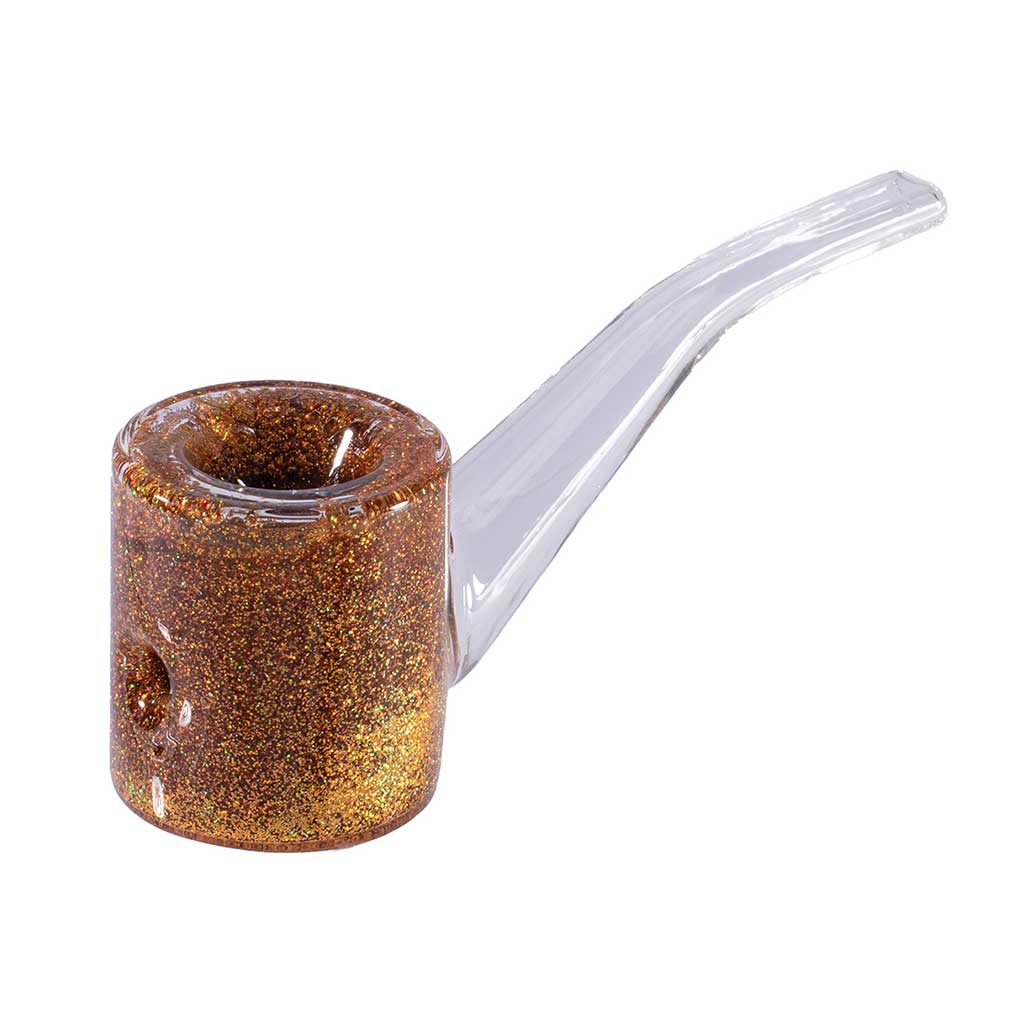 Smoke Drop LIQUID GLITTER SHERLOCK HAND PIPE - Food, Beverages & Tobacco > Tobacco Products > Smoking Pipes
