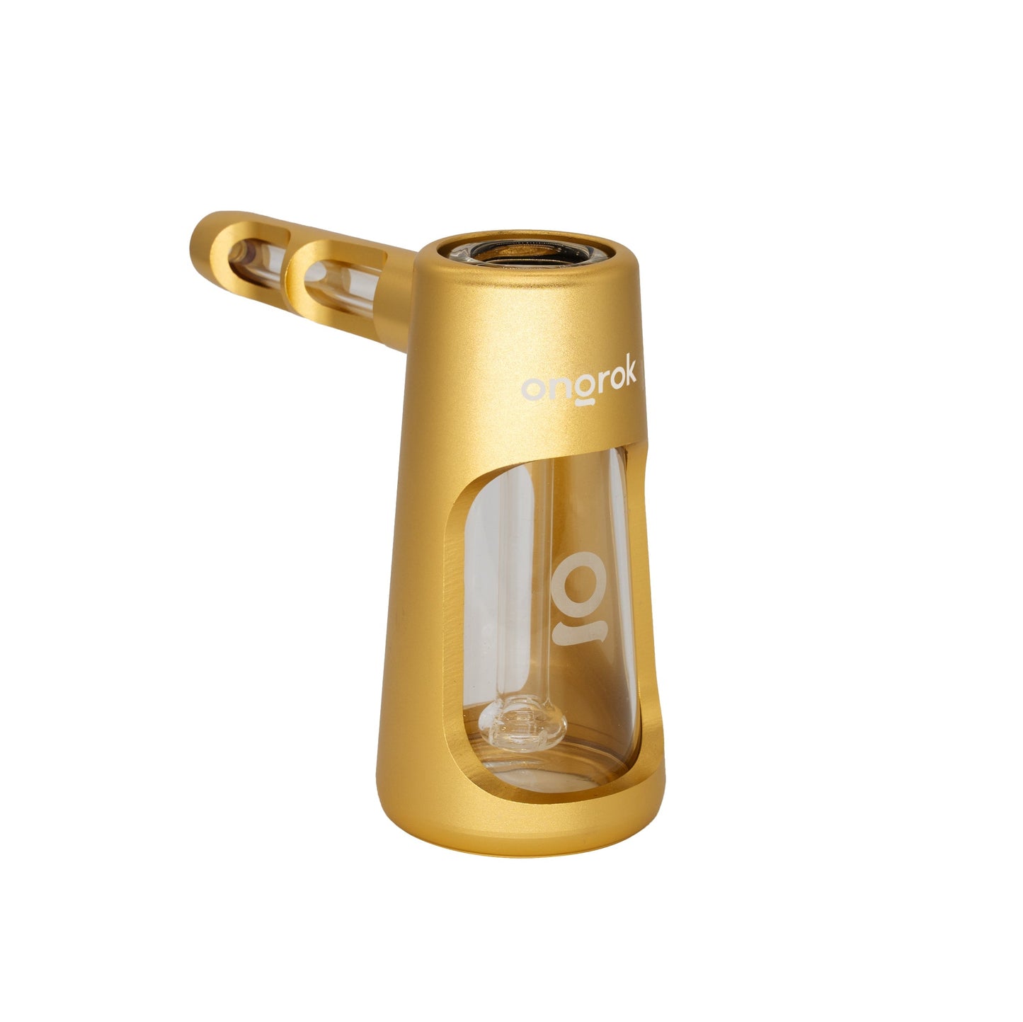 Smoke Drop ONGROK Portable Glass Aluminum Bubbler Pipe - Food, Beverages & Tobacco > Tobacco Products > Smoking Pipes