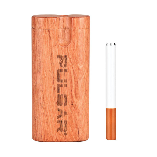 Smoke Drop Pulsar - Straight Wood Twist Top Dugout - Home & Garden > Smoking Accessories