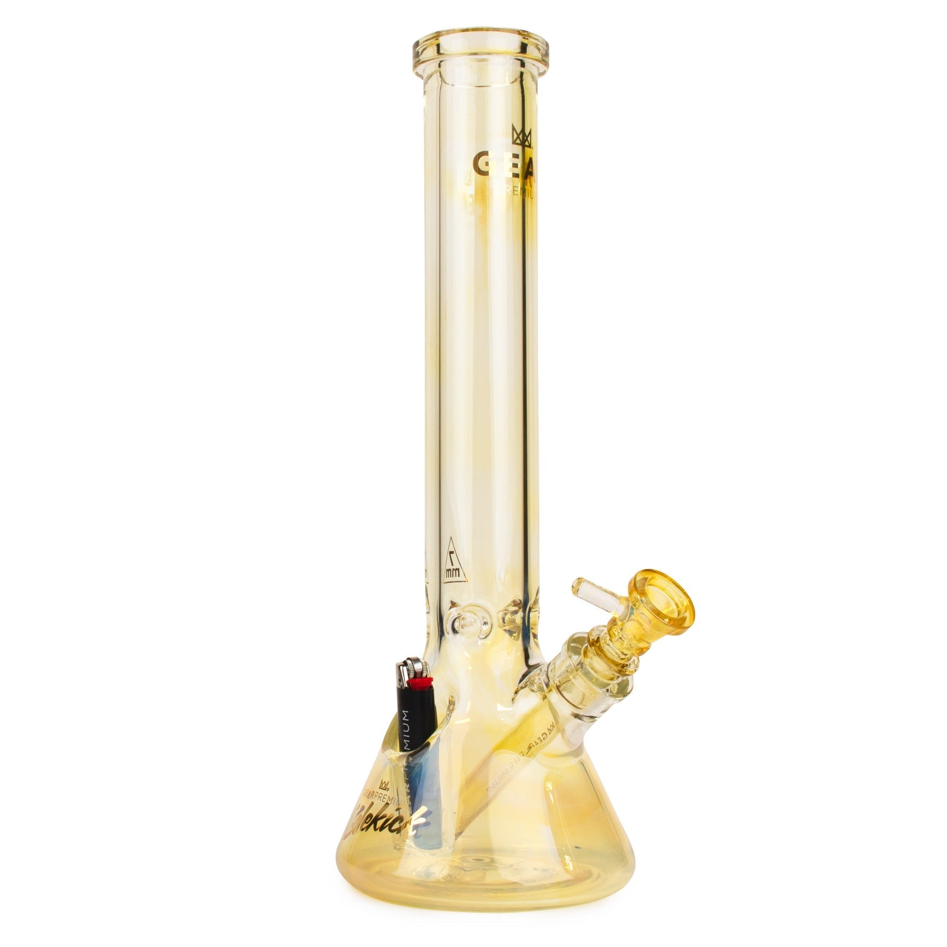 Smoke Drop Gear Premium 15" Sidekick (Beaker) Water Pipe - Home & Garden > Smoking Accessories