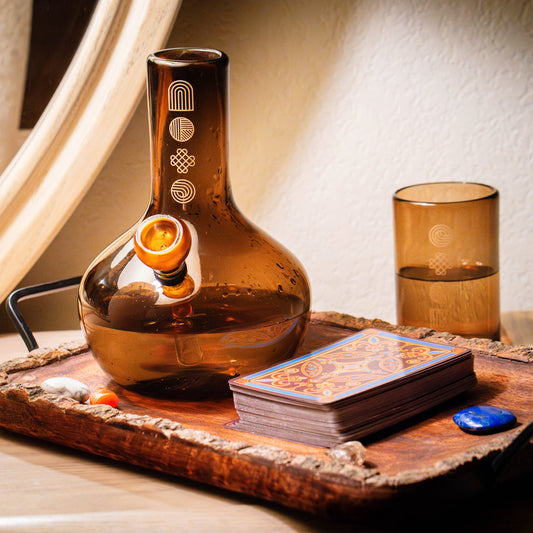 Smoke Drop Higher Signature Vase Bong Set - Home & Garden > Smoking Accessories