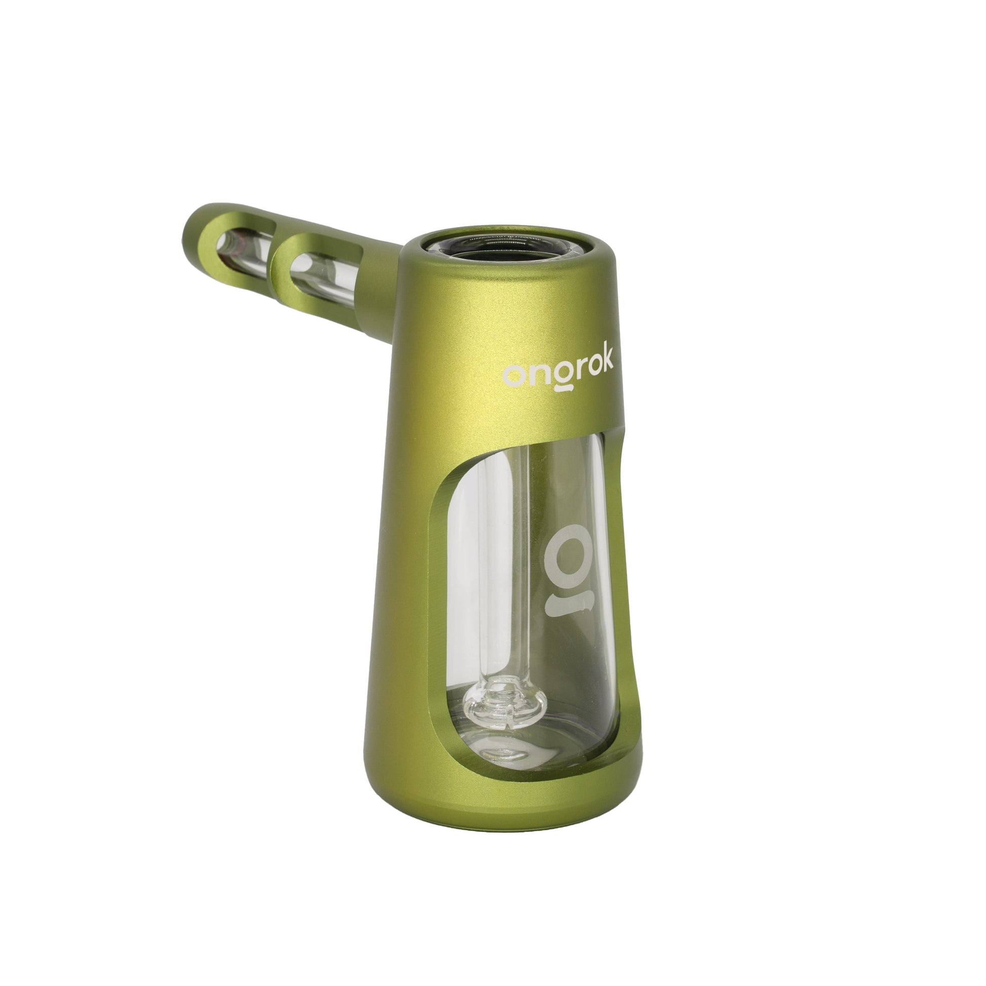 Smoke Drop ONGROK Portable Glass Aluminum Bubbler Pipe - Food, Beverages & Tobacco > Tobacco Products > Smoking Pipes