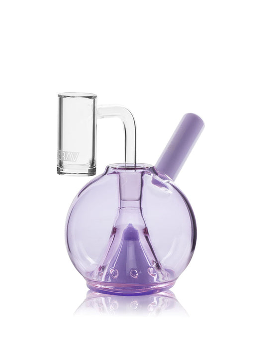 Smoke Drop GRAV® - Limited Edition Lavender Globe Rig - Home & Garden > Smoking Accessories