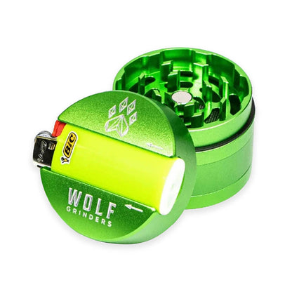 Smoke Drop Wolf Grinders ­ 4­Piece Maxi - Home & Garden > Kitchen & Dining > Kitchen Tools & Utensils > Spice Grinders