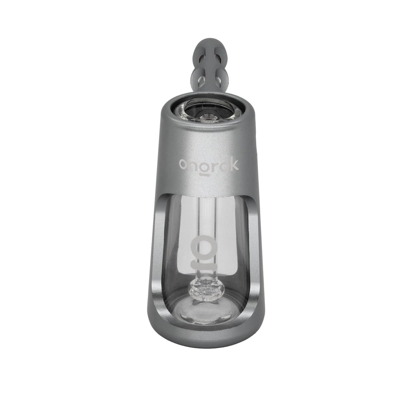 Smoke Drop ONGROK Portable Glass Aluminum Bubbler Pipe - Food, Beverages & Tobacco > Tobacco Products > Smoking Pipes
