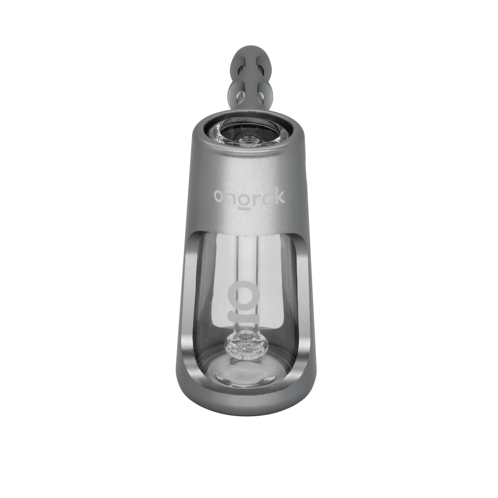 Smoke Drop ONGROK Portable Glass Aluminum Bubbler Pipe - Food, Beverages & Tobacco > Tobacco Products > Smoking Pipes