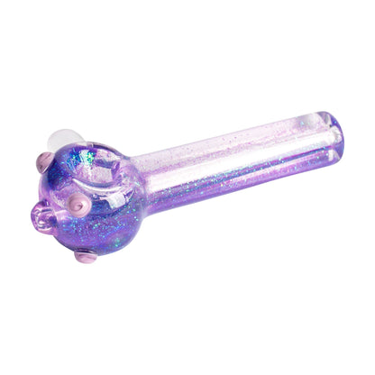 Smoke Drop Red Eye Glass 4.5" Sparkle Liquid Glass Pipe - Food, Beverages & Tobacco > Tobacco Products > Smoking Pipes