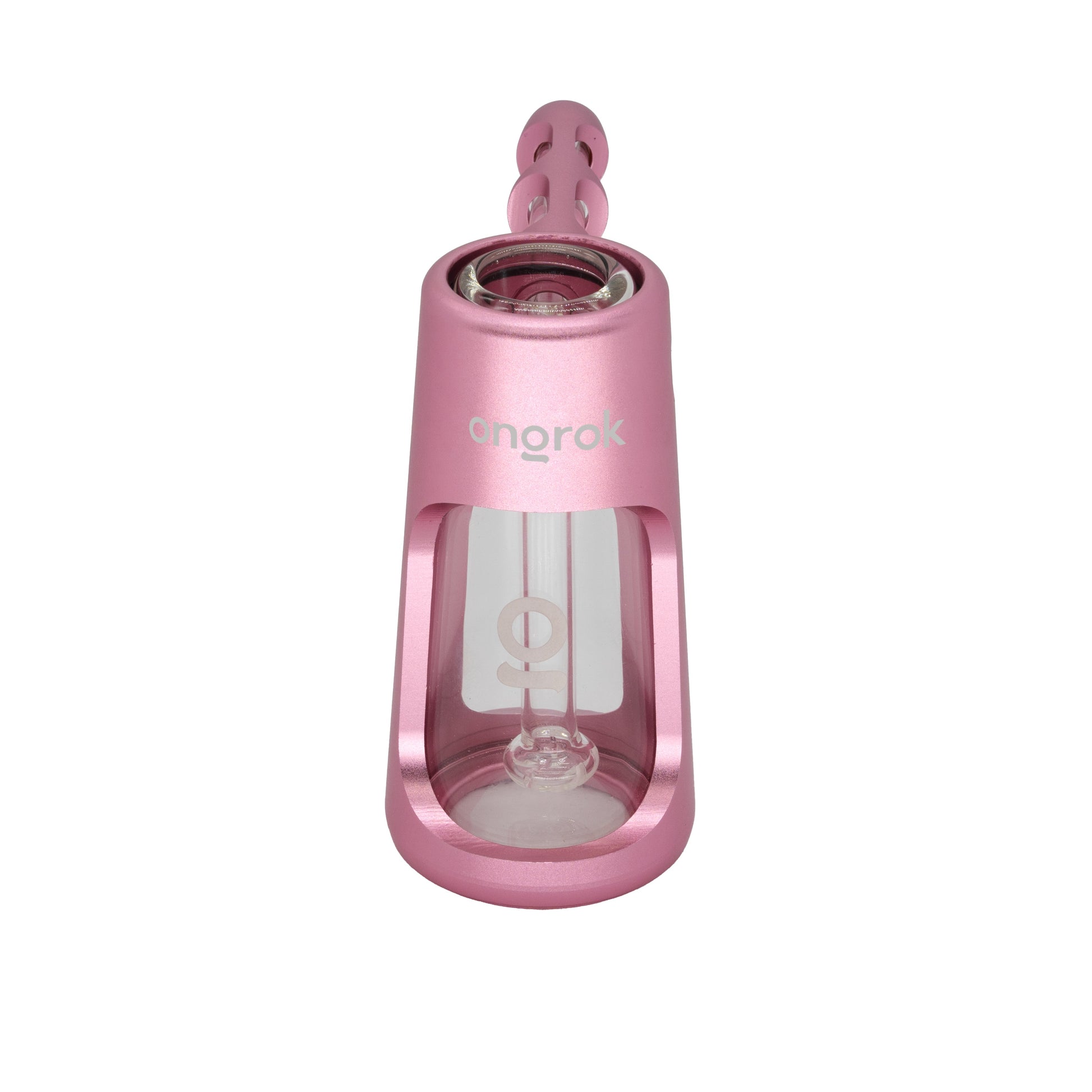 Smoke Drop ONGROK Portable Glass Aluminum Bubbler Pipe - Food, Beverages & Tobacco > Tobacco Products > Smoking Pipes