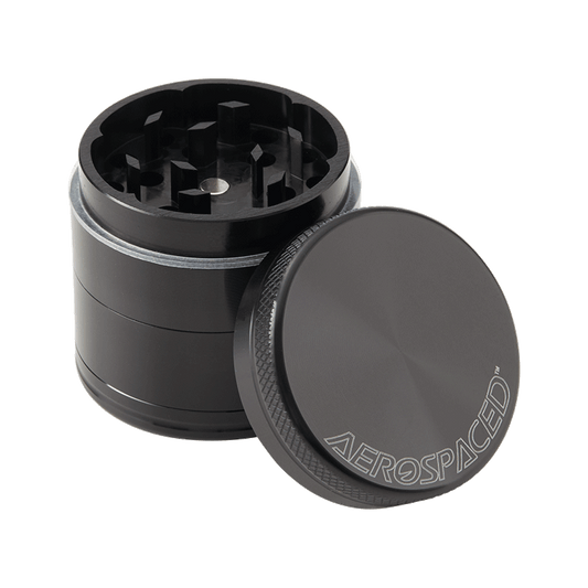 Smoke Drop Aerospaced by Higher Standards - 4 Piece Grinder - 1.6" - Home & Garden > Kitchen & Dining > Kitchen Tools & Utensils > Spice Grinders