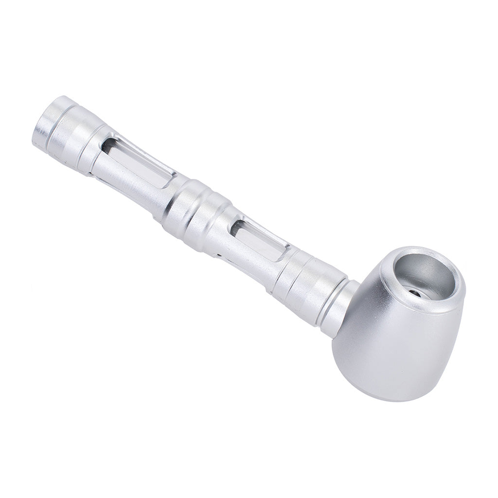 Smoke Drop WINDOW ALUMINIUM GLASS PIPE - Food, Beverages & Tobacco > Tobacco Products > Smoking Pipes