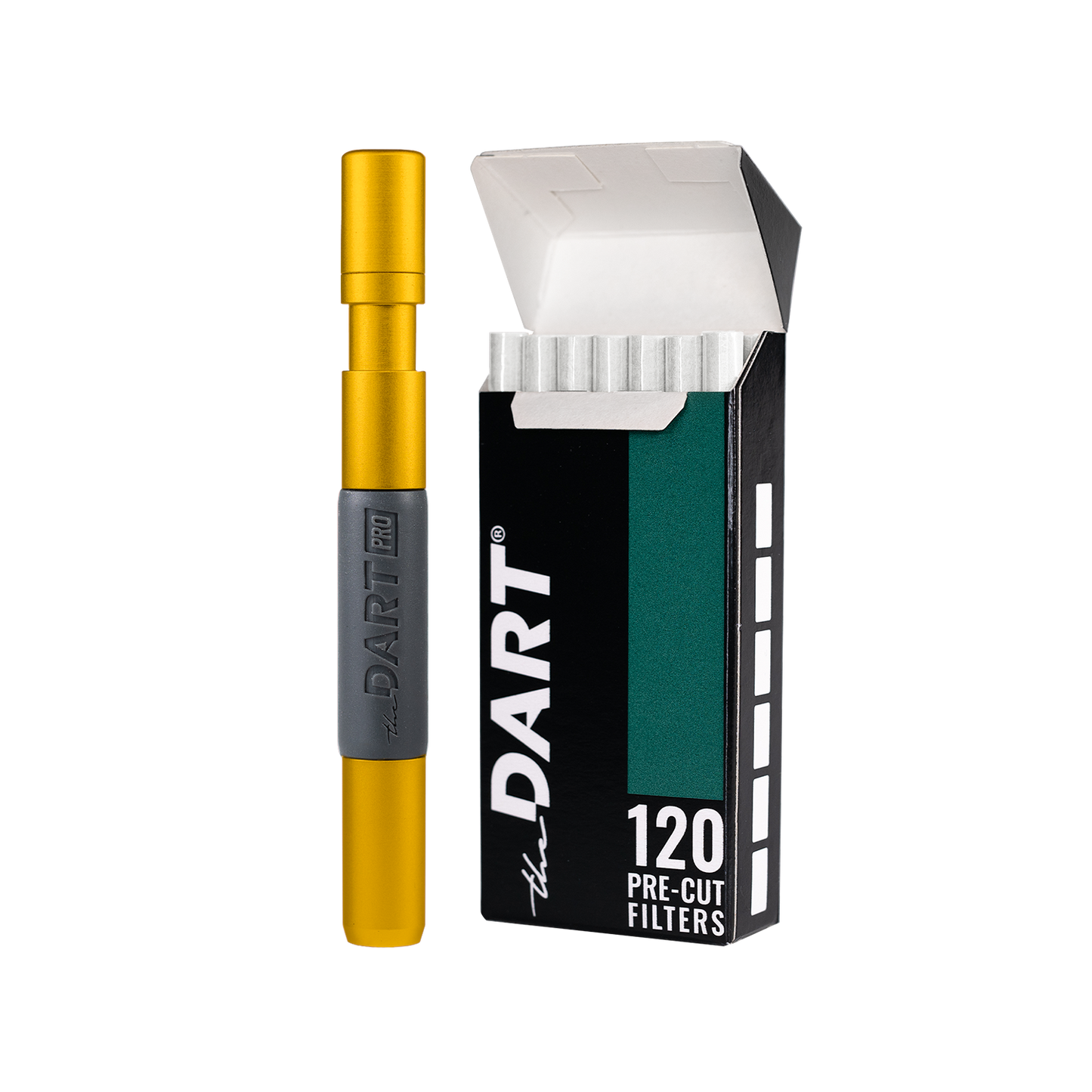 Smoke Drop DART Pro One Hitter (Gold) - Food, Beverages & Tobacco > Tobacco Products > Smoking Pipes