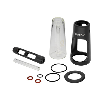 Smoke Drop ONGROK Portable Glass Aluminum Bubbler Pipe - Food, Beverages & Tobacco > Tobacco Products > Smoking Pipes