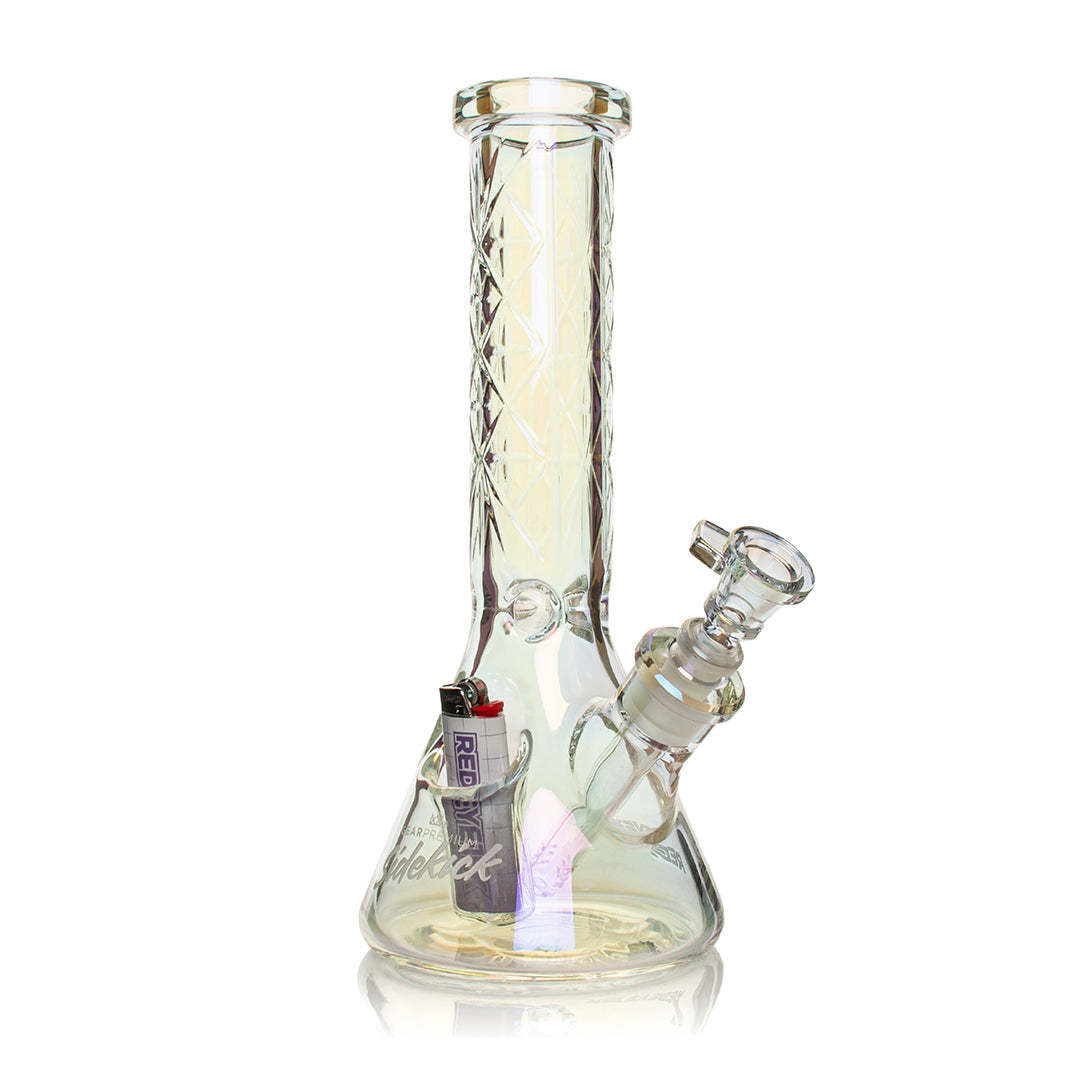 Smoke Drop Gear Premium 12" Sidekick Beaker (Terminator Finish) Water Pipe - Home & Garden > Smoking Accessories