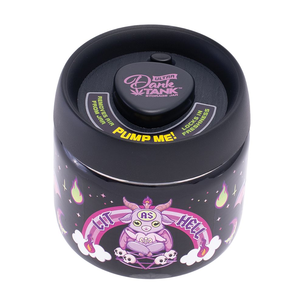 Smoke Drop Fujima Dank Tank Vacuum Glass Jar - Lit As Hell - Home & Garden > Household Supplies > Storage & Organization