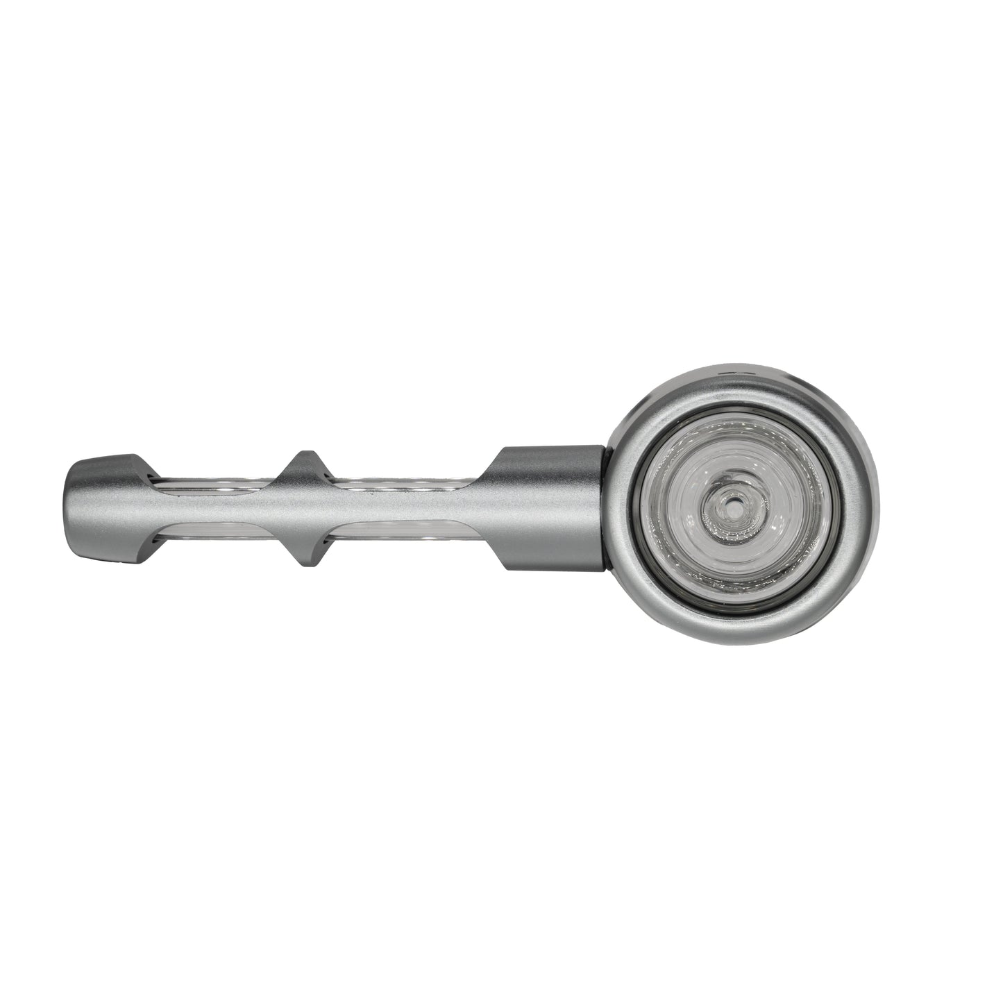 Smoke Drop ONGROK Portable Glass Aluminum Bubbler Pipe - Food, Beverages & Tobacco > Tobacco Products > Smoking Pipes