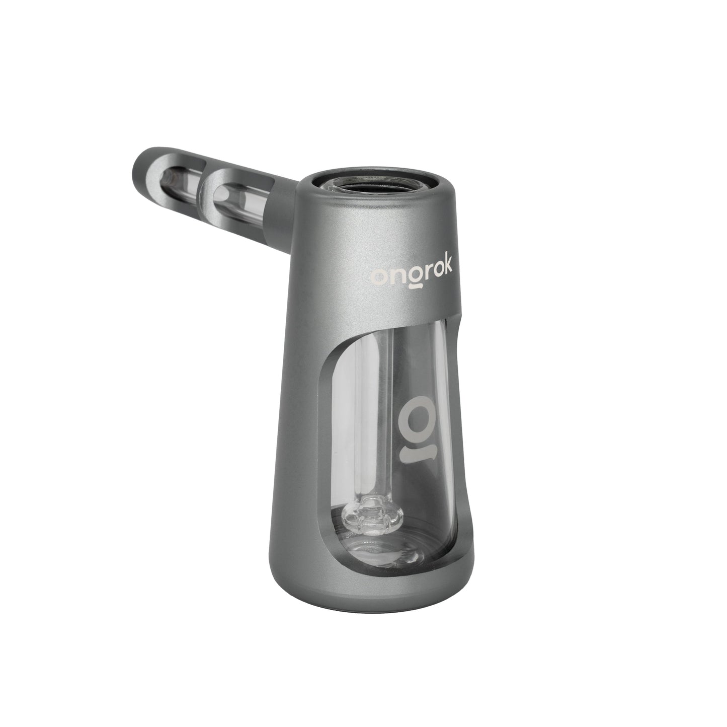 Smoke Drop ONGROK Portable Glass Aluminum Bubbler Pipe - Food, Beverages & Tobacco > Tobacco Products > Smoking Pipes