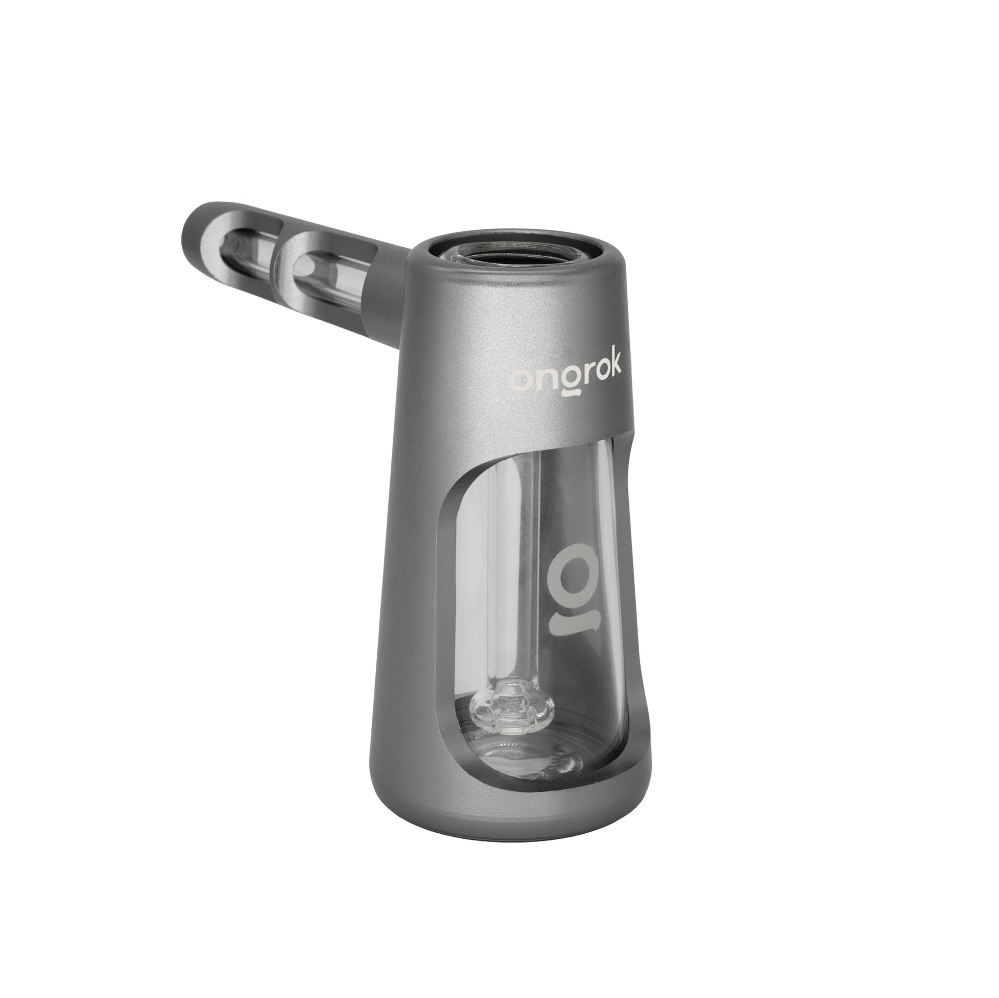 Smoke Drop ONGROK Portable Glass Aluminum Bubbler Pipe - Food, Beverages & Tobacco > Tobacco Products > Smoking Pipes