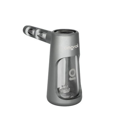 Smoke Drop ONGROK Portable Glass Aluminum Bubbler Pipe - Food, Beverages & Tobacco > Tobacco Products > Smoking Pipes
