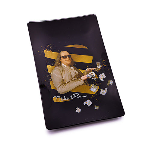 Smoke Drop Benji - Shatter-Resistant Glass Tray Kit - Make it Rain - Home & Garden > Decor > Decorative Trays