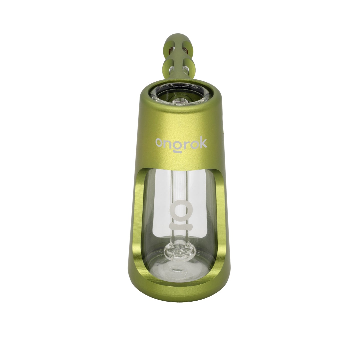 Smoke Drop ONGROK Portable Glass Aluminum Bubbler Pipe - Food, Beverages & Tobacco > Tobacco Products > Smoking Pipes
